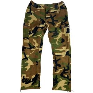 Remington Gore-Tex Fleece Camo Pants Mens Large Woodland Camouflage Hunting USA